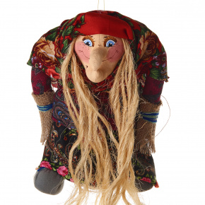 Кукла-оберег ручной работы "Баба-яга", фотография 0. Интернет-магазин ЛАВКА ПОДАРКОВ